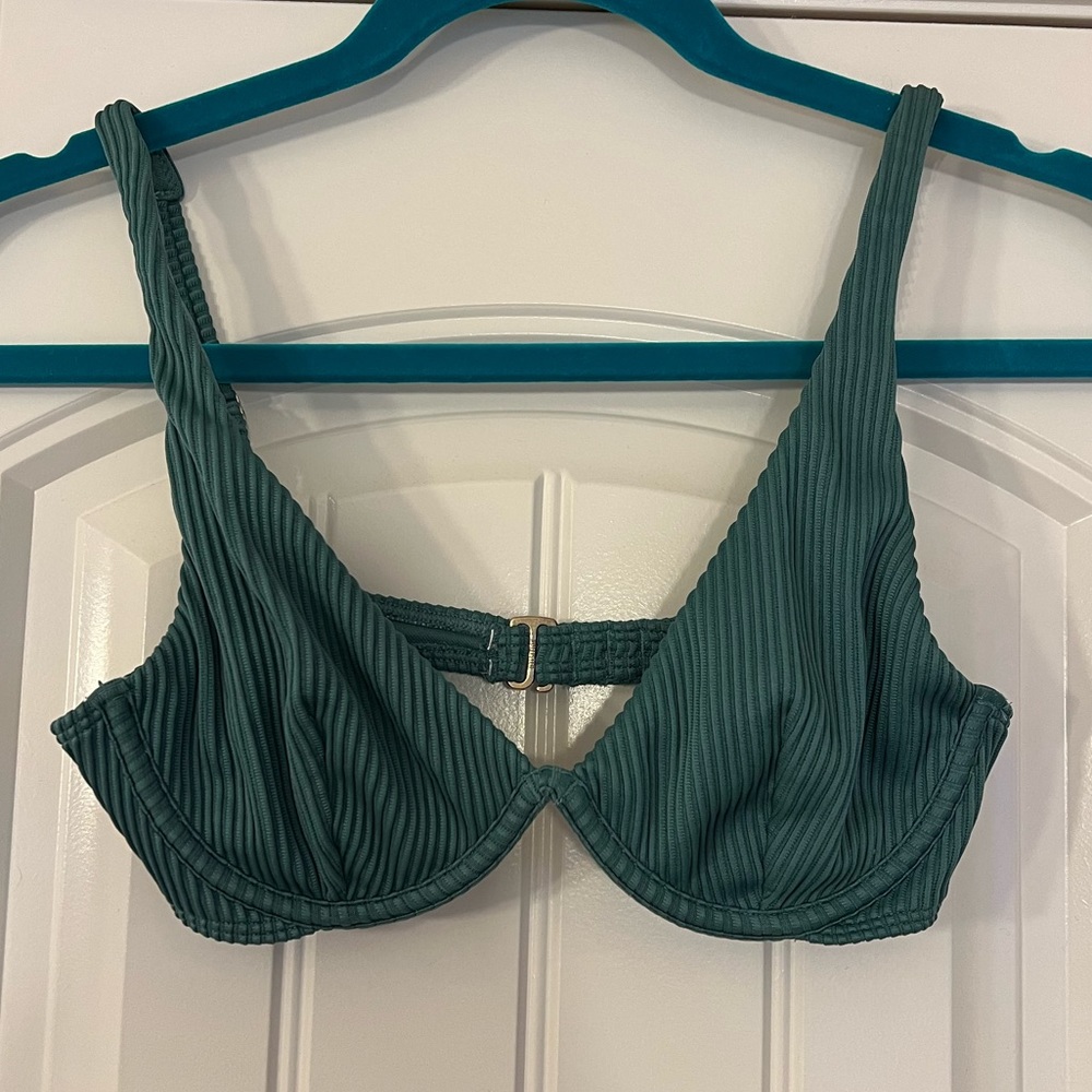 Green Hollister Bikini Top